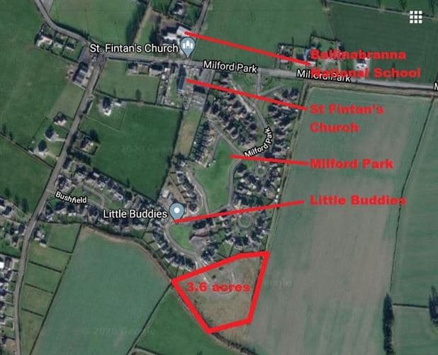 3.6 Acres,Development Site at,Milford Park,Ballinabranna,Co Carlow