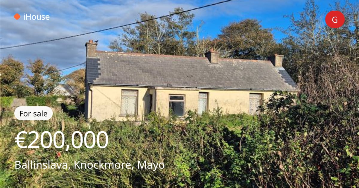 For sale: €200,000 — Ballinslava, Knockmore, Mayo | iHouse.ie